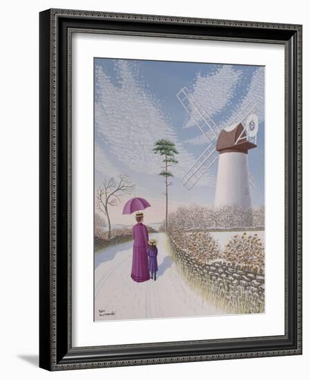 A Walk by the Mill-Peter Szumowski-Framed Giclee Print