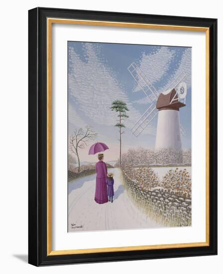 A Walk by the Mill-Peter Szumowski-Framed Giclee Print