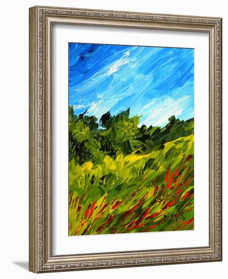 A Walk in Puilboro, 2009-Patricia Brintle-Framed Giclee Print