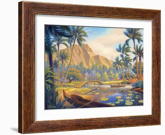 A Walk in the Park-Kerne Erickson-Framed Art Print