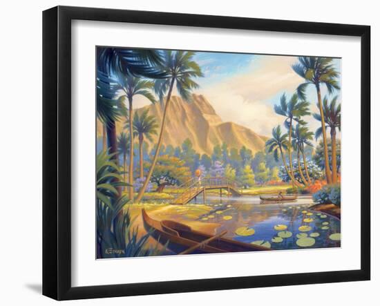 A Walk in the Park-Kerne Erickson-Framed Art Print