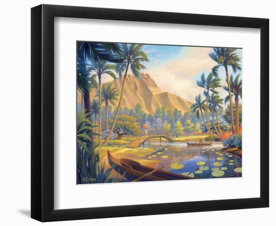 A Walk in the Park-Kerne Erickson-Framed Art Print