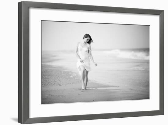 A Walk on the Beach-Jae-Framed Photographic Print