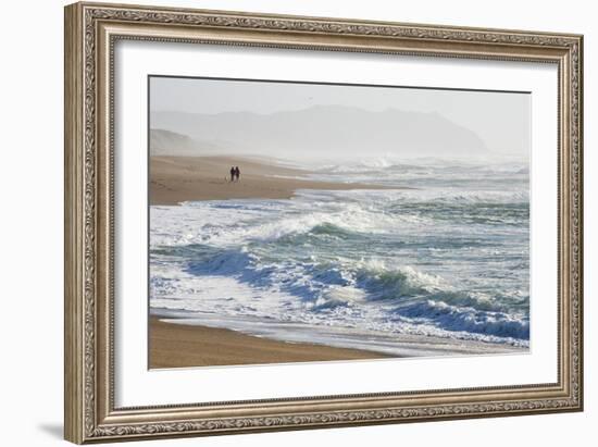 A Walk on the Beach-Lance Kuehne-Framed Photographic Print