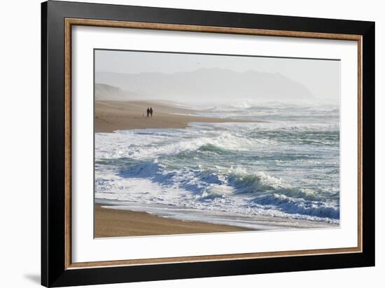 A Walk on the Beach-Lance Kuehne-Framed Photographic Print