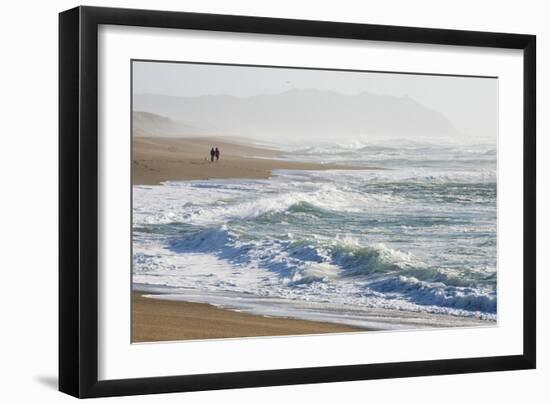 A Walk on the Beach-Lance Kuehne-Framed Photographic Print