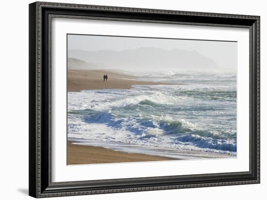A Walk on the Beach-Lance Kuehne-Framed Photographic Print