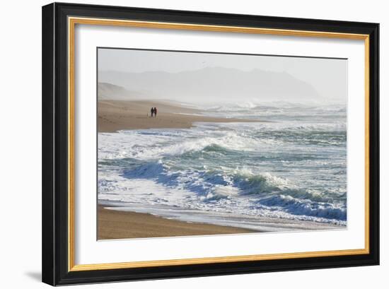 A Walk on the Beach-Lance Kuehne-Framed Photographic Print