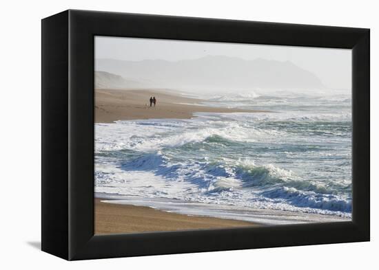 A Walk on the Beach-Lance Kuehne-Framed Premier Image Canvas