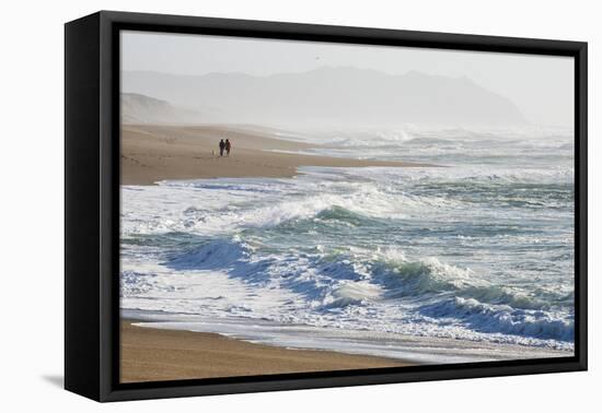 A Walk on the Beach-Lance Kuehne-Framed Premier Image Canvas