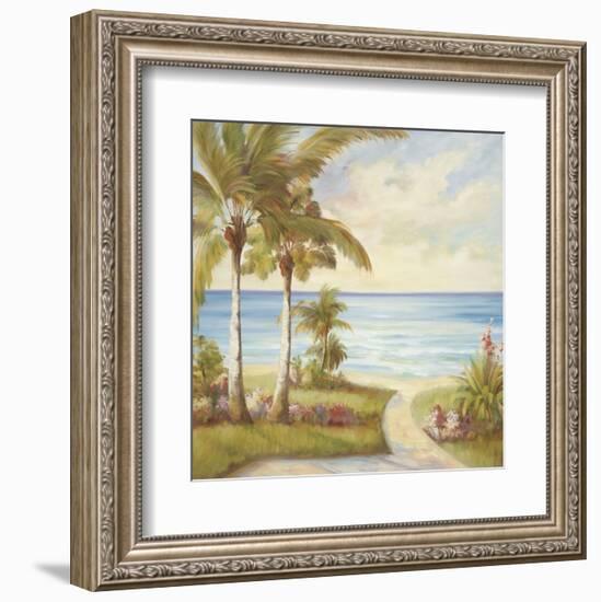 A Walk on the Shore-Marc Lucien-Framed Art Print