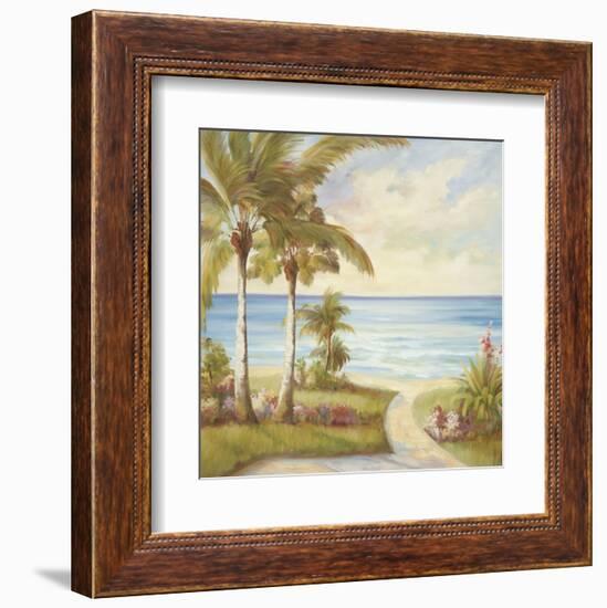 A Walk on the Shore-Marc Lucien-Framed Art Print