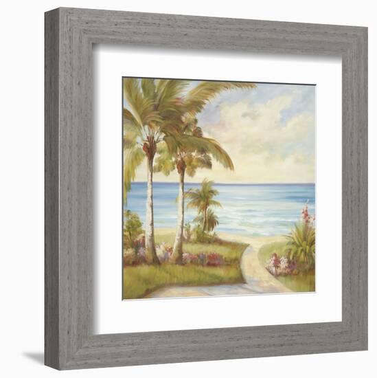 A Walk on the Shore-Marc Lucien-Framed Art Print