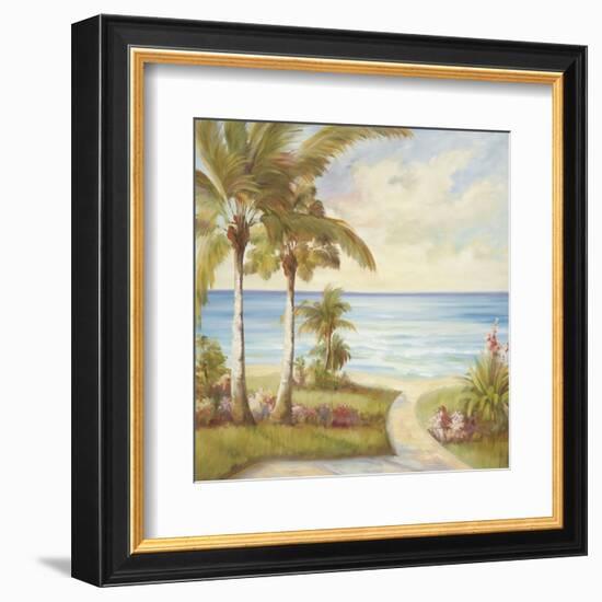 A Walk on the Shore-Marc Lucien-Framed Art Print