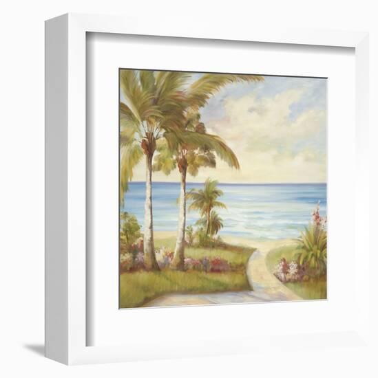 A Walk on the Shore-Marc Lucien-Framed Art Print