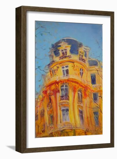 A Walk Up the Champs-Elysees, 2010-Antonia Myatt-Framed Giclee Print