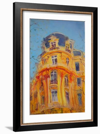 A Walk Up the Champs-Elysees, 2010-Antonia Myatt-Framed Giclee Print