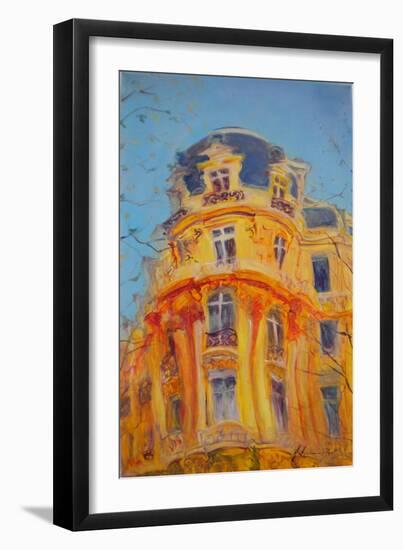 A Walk Up the Champs-Elysees, 2010-Antonia Myatt-Framed Giclee Print