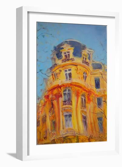 A Walk Up the Champs-Elysees, 2010-Antonia Myatt-Framed Giclee Print