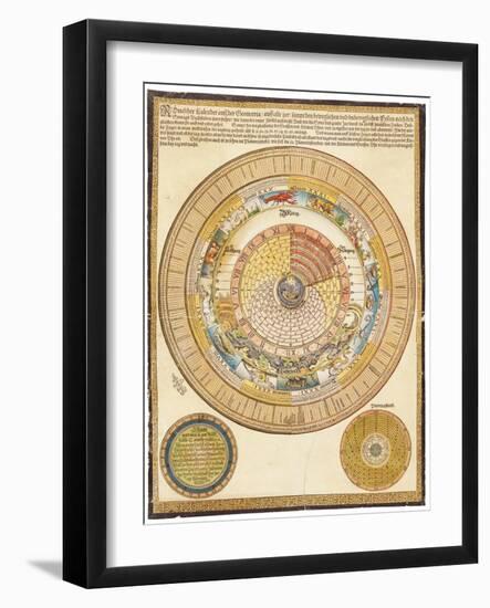 A Wall Calendar with Volvelle-null-Framed Giclee Print