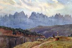 Spain, Santiago Compostel-A Wallace Rimington-Stretched Canvas