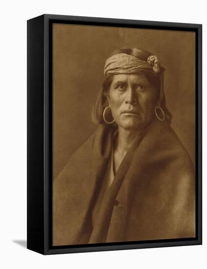 A Walpi Man, Hopi, 1906-Edward S. Curtis-Framed Premier Image Canvas