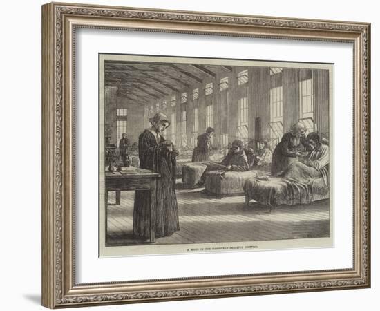 A Ward in the Hampstead Smallpox Hospital-Matthew White Ridley-Framed Giclee Print