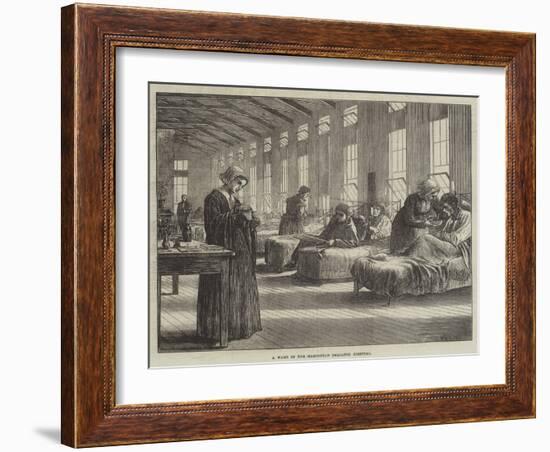 A Ward in the Hampstead Smallpox Hospital-Matthew White Ridley-Framed Giclee Print