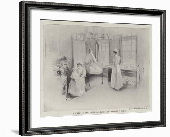 A Ward in the Princess Mary Convalescent Home-null-Framed Giclee Print