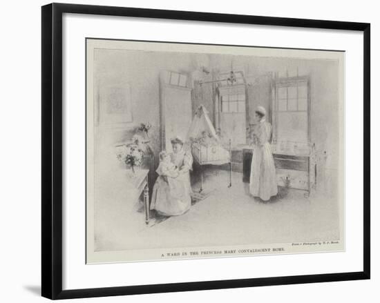 A Ward in the Princess Mary Convalescent Home-null-Framed Giclee Print