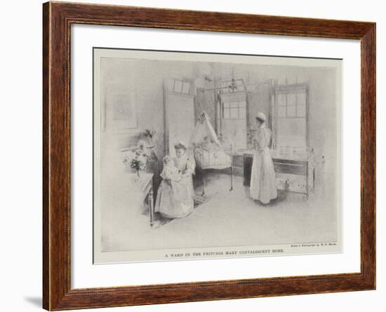 A Ward in the Princess Mary Convalescent Home-null-Framed Giclee Print