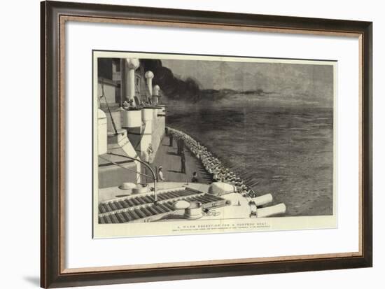 A Warm Reception for a Torpedo Boat-Joseph Nash-Framed Giclee Print