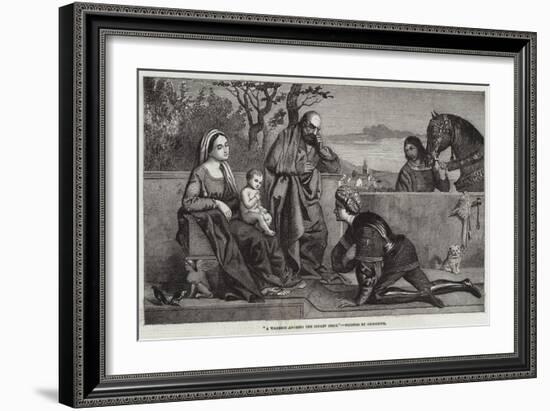A Warrior Adoring the Infant Jesus-Giorgione-Framed Giclee Print