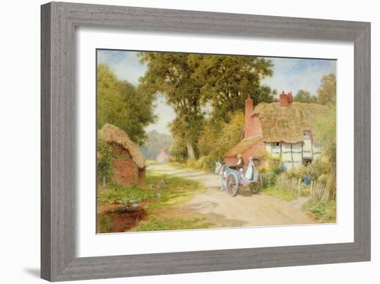 A Warwickshire Lane-Arthur Claude Strachan-Framed Giclee Print
