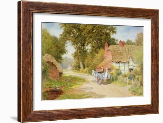 A Warwickshire Lane-Arthur Claude Strachan-Framed Giclee Print