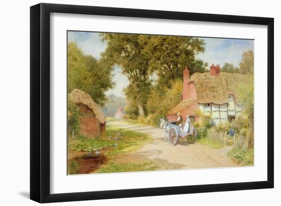 A Warwickshire Lane-Arthur Claude Strachan-Framed Giclee Print