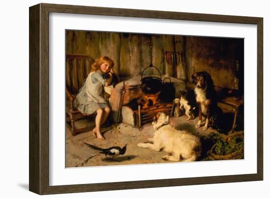 A Watched Pot Never Boils-Alfred William Strutt-Framed Giclee Print