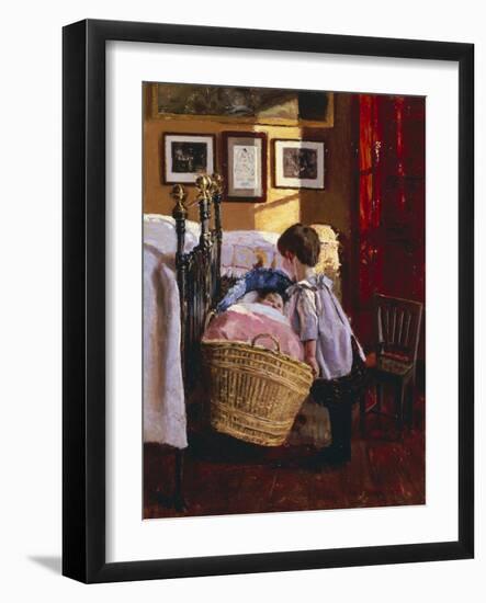 A Watchful Eye, 1889-Viggo Pedersen-Framed Giclee Print