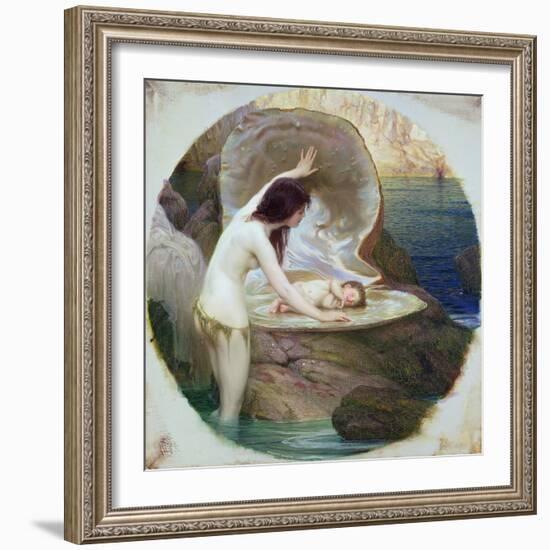 A Water Baby, C.1900-Herbert James Draper-Framed Giclee Print