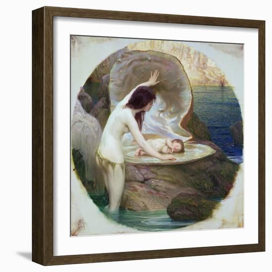 A Water Baby, C.1900-Herbert James Draper-Framed Giclee Print