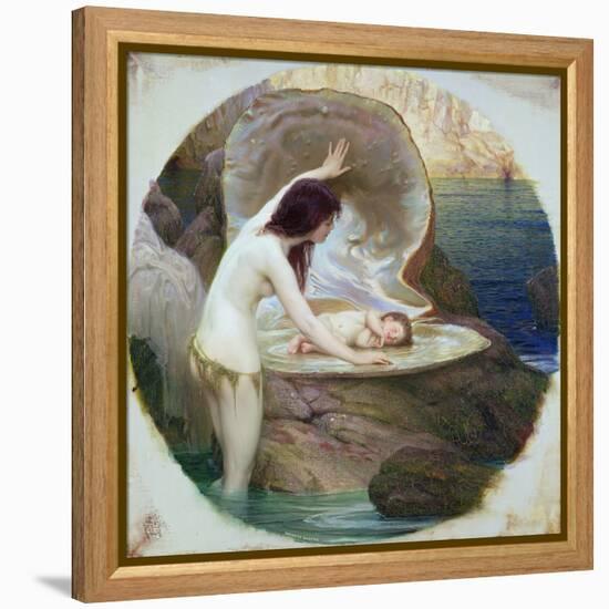 A Water Baby, C.1900-Herbert James Draper-Framed Premier Image Canvas