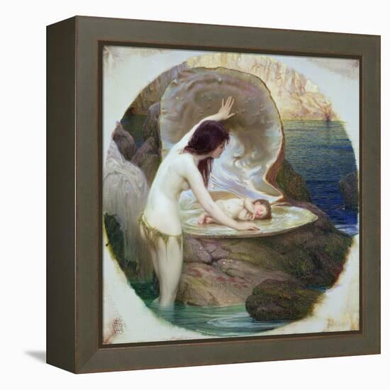 A Water Baby, C.1900-Herbert James Draper-Framed Premier Image Canvas