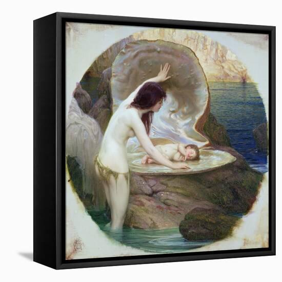 A Water Baby, C.1900-Herbert James Draper-Framed Premier Image Canvas