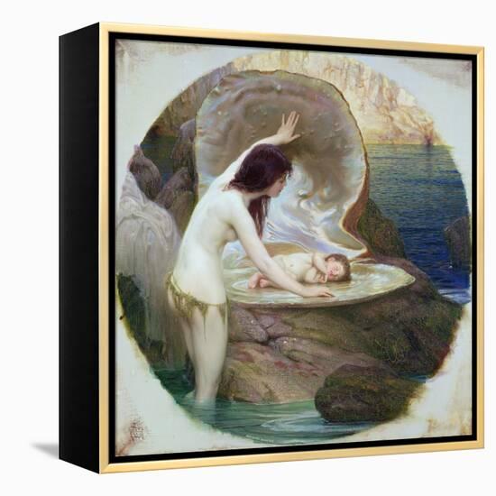 A Water Baby, C.1900-Herbert James Draper-Framed Premier Image Canvas