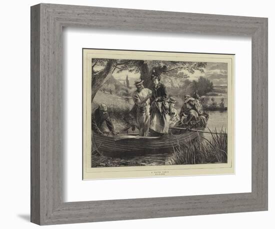 A Water Party-null-Framed Giclee Print