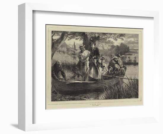 A Water Party-null-Framed Giclee Print