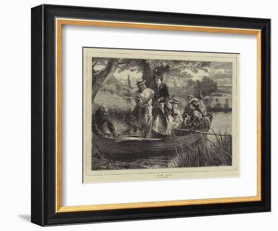 A Water Party-null-Framed Giclee Print