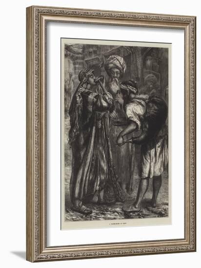 A Water-Seller at Cairo-William J. Webbe-Framed Giclee Print