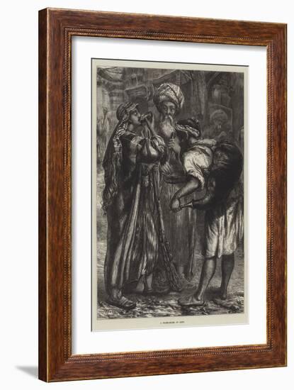 A Water-Seller at Cairo-William J. Webbe-Framed Giclee Print