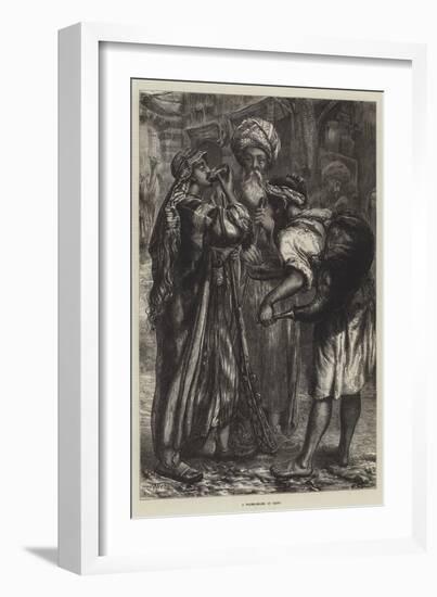 A Water-Seller at Cairo-William J. Webbe-Framed Giclee Print